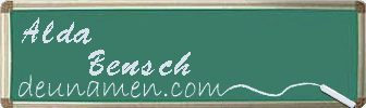Alda Bensch Visitenkarte